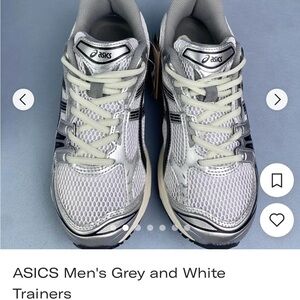 ASICS Men's Size 11 Grey and White
Trainers